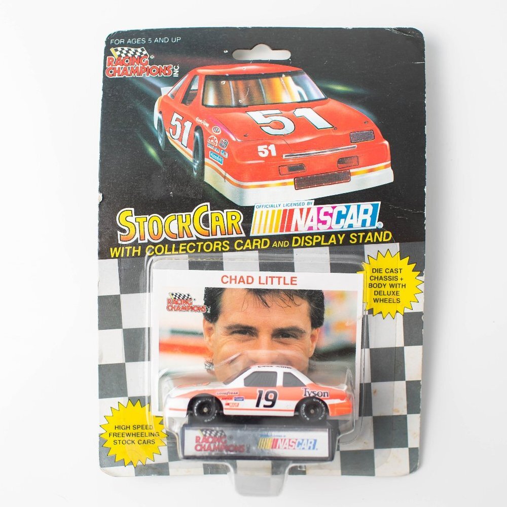 Vintage Chad Little #19 1991 Stock Car Nascar Collectors Die‎ Cast Car